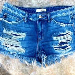 Kancan Jean cut off shorts. Size med about 9/10.